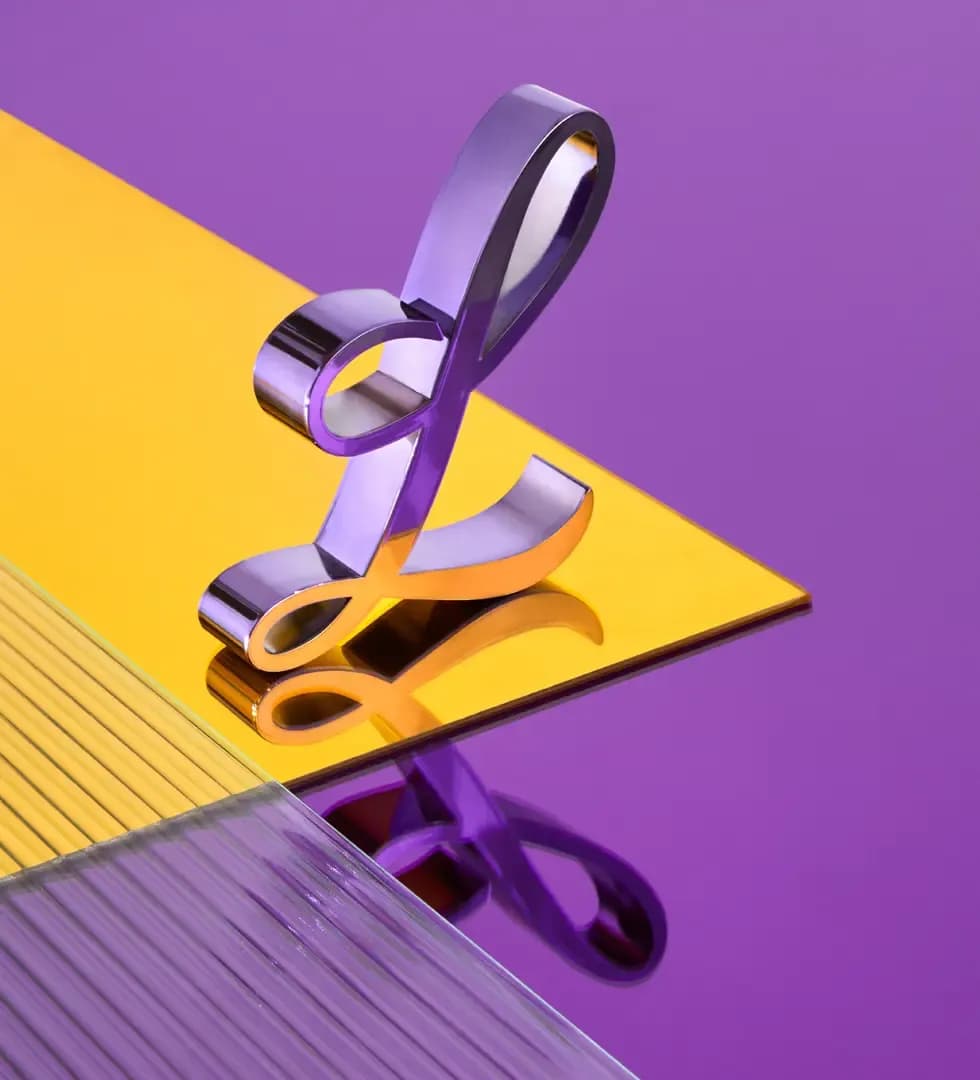 Metal Letters Chrome